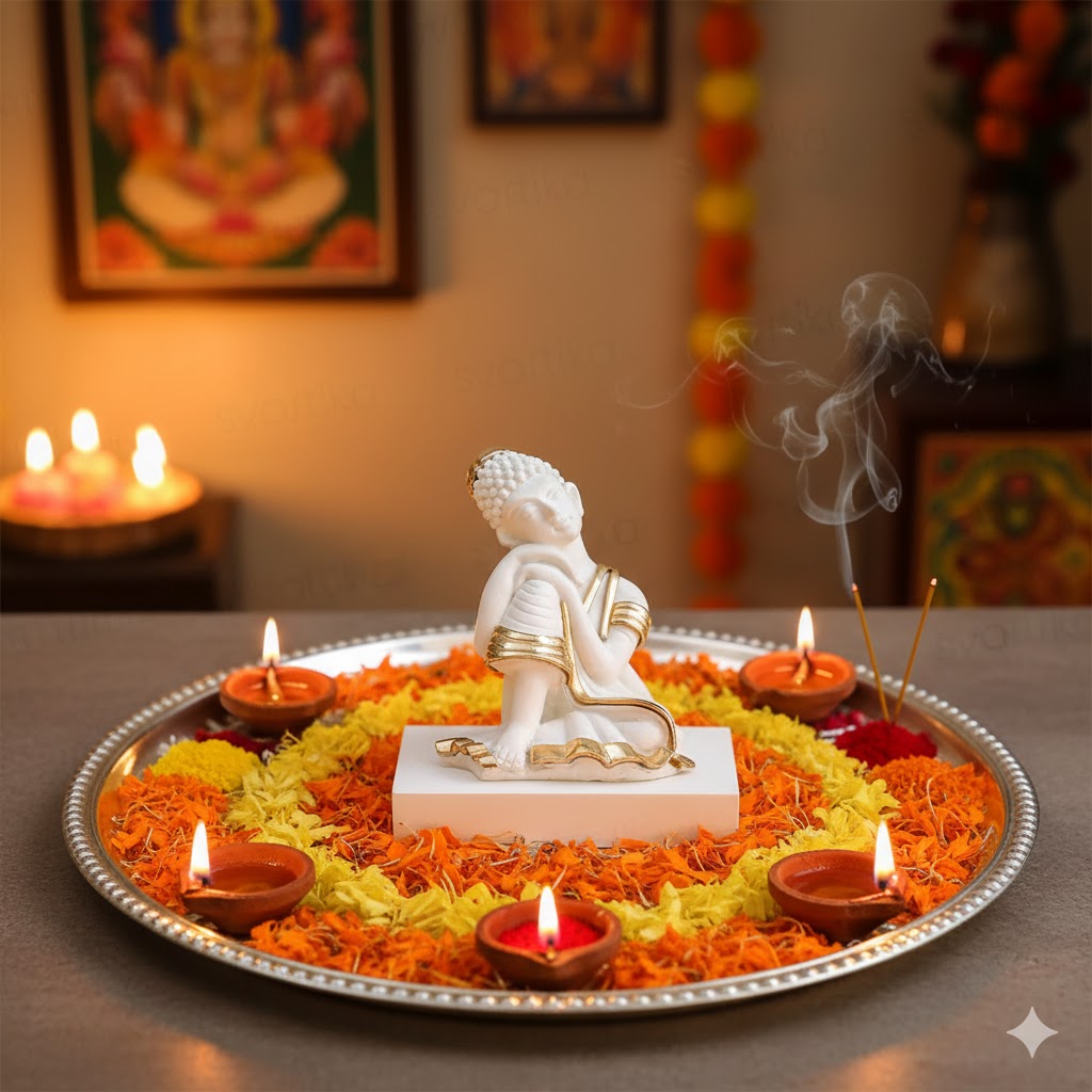 Exquisite White & Gold Lord Buddha Statue 4 Inch