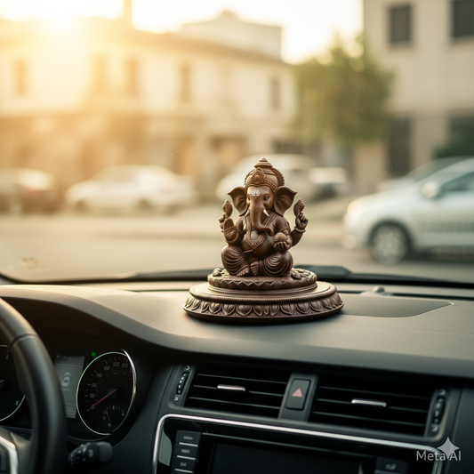 Bronze Finish Lord Ganesh Idol