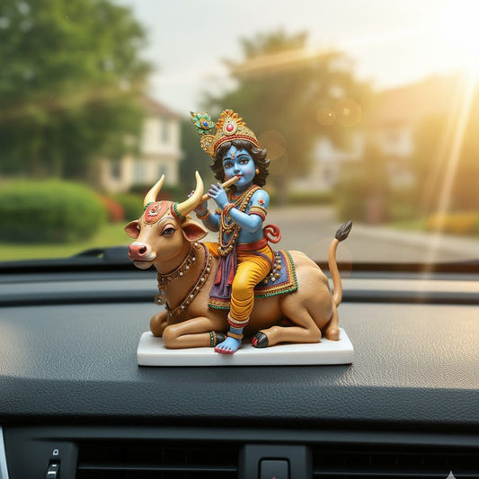 Lord Krishna With Cow