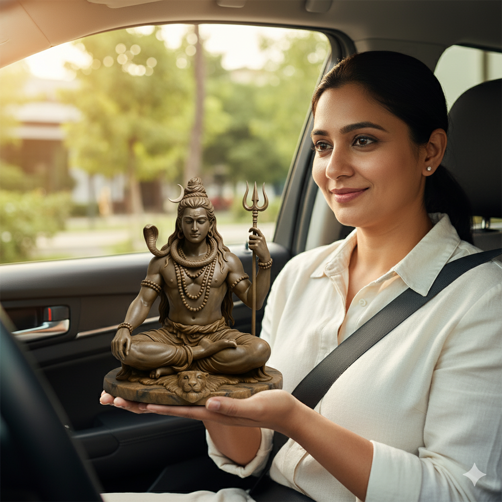 Bronze Finish Lord Shiv Statue