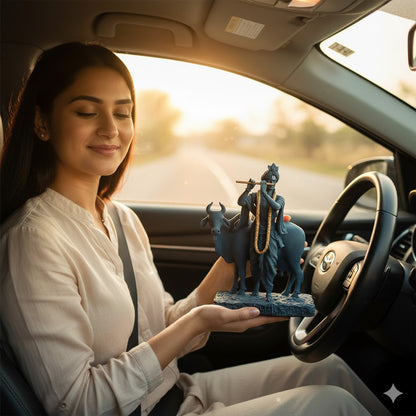 Krishna With Cow Idol