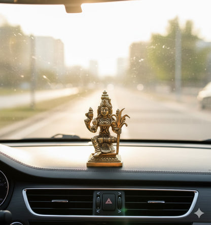 Brass Kamatchi Amman Statue Online – 430g, 4″ Handcrafted Divine Idol for Pooja