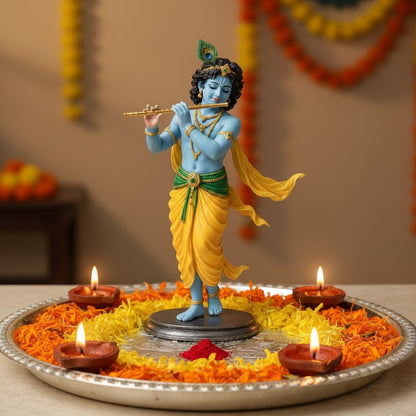 Dancing Lord Krishna Idol
