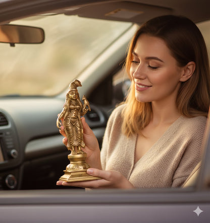 Brass Andal Statue Online – Handcrafted Godha Devi Idol for Divine Décor