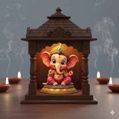 Cute Bal Ganesh Idol