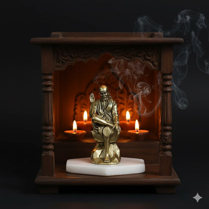 Brass Shirdi Sai Baba Statue