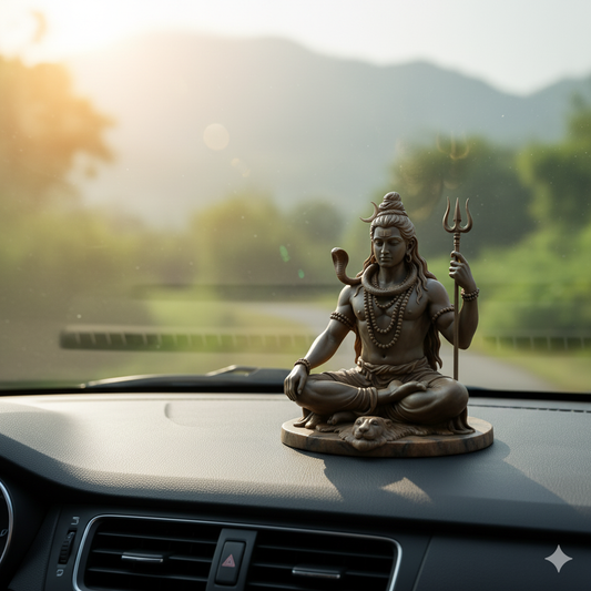 Bronze Finish Lord Shiv Statue