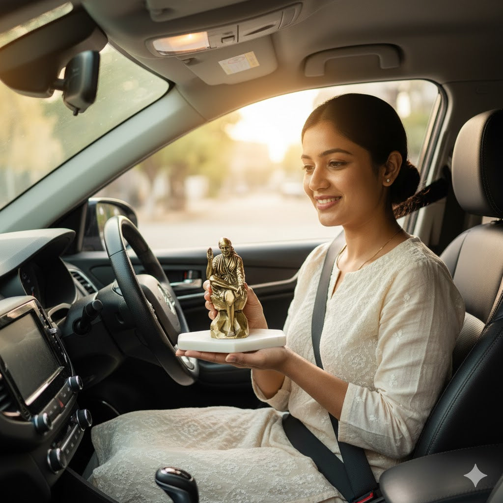 Brass Shirdi Sai Baba Statue