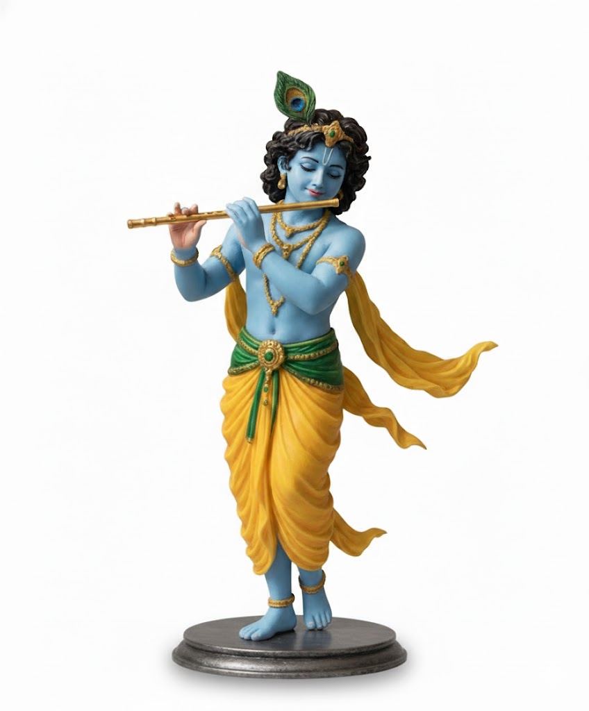 Dancing Lord Krishna Idol