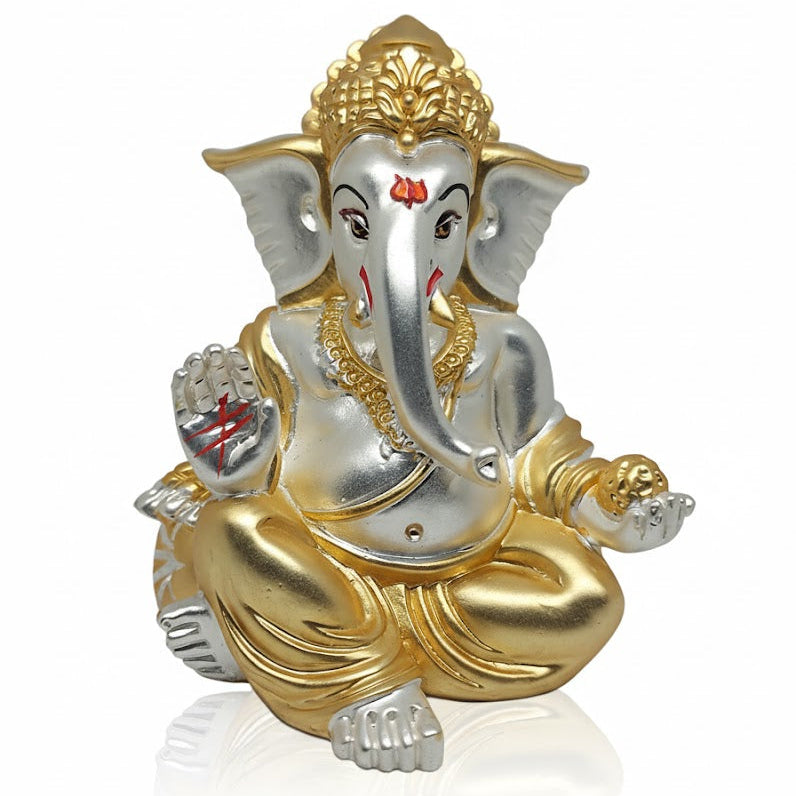Lord Ganesha Idol Gold Plated