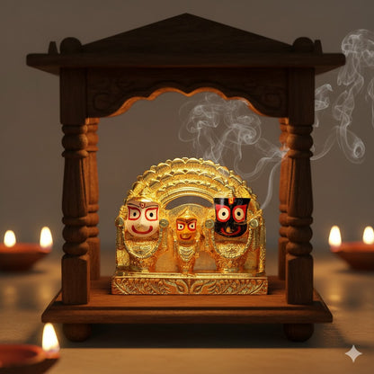 Lord Jagannath Balabhadra and Subhadra Idol