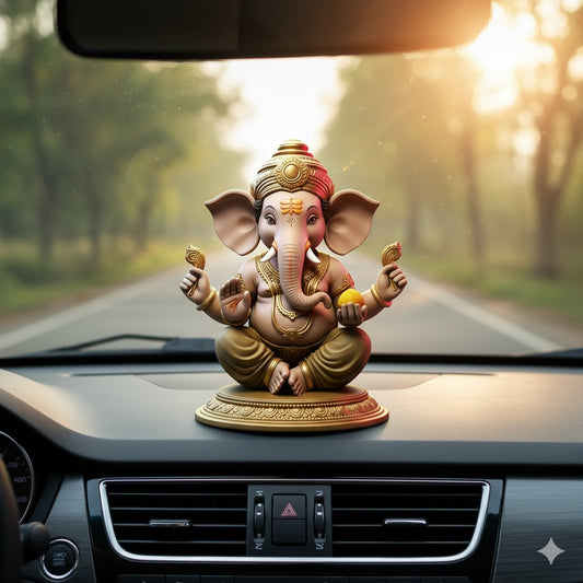 Lord Ganesha Antique Color