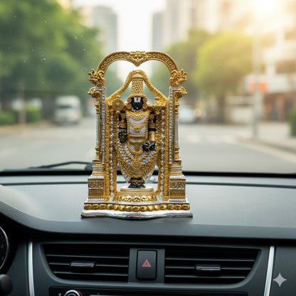 Lord Balaji (Srinivasa Mangapuram) Idol - Gold & Silver Plated