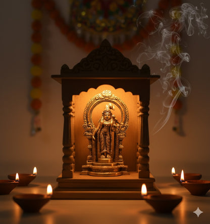 Thiruvachi Andal Statue Handcrafted Idol for Pooja & Home Decor