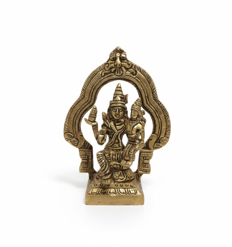 Brass Swarna Akarshana Bhairava Idol