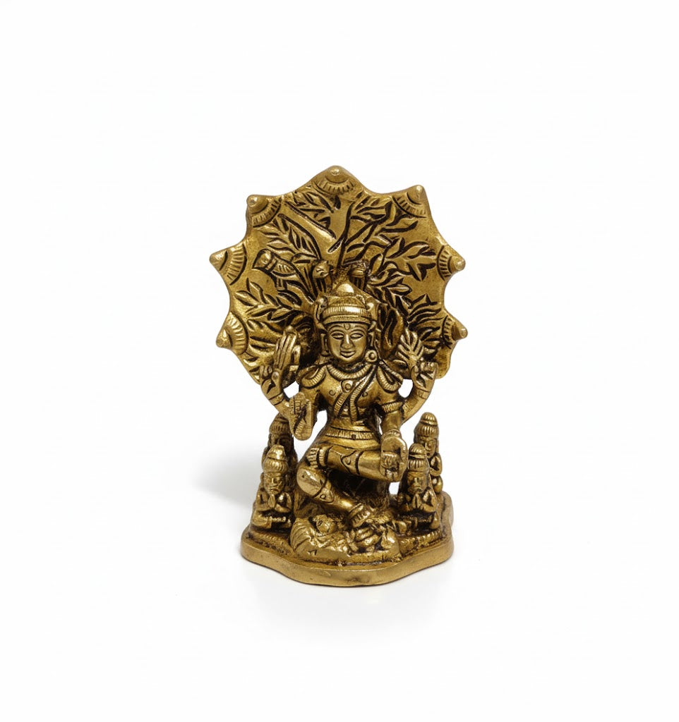 Buy Brass Dakshinamurthy Statue Online – Handcrafted South Indian God Idol for Pooja & Home Decor