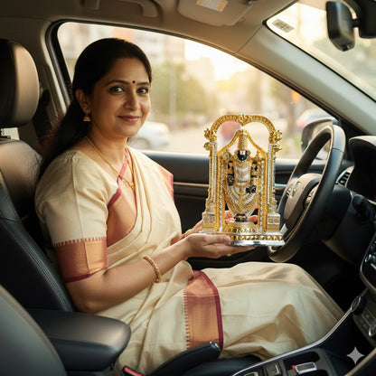 Lord Balaji (Srinivasa Mangapuram) Idol - Gold & Silver Plated