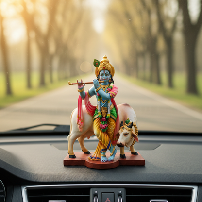 Lord Krishna With Cow